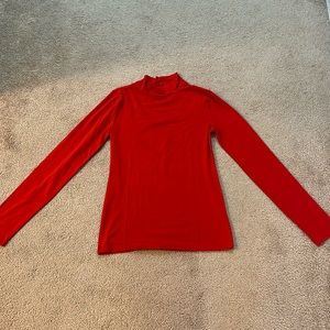 Red turtleneck red